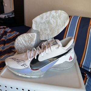 Signed Nike Zoom Freak 2 “White Cement”